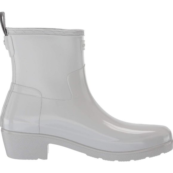 HUNTER Refined Low Heel Biker Rain Boot - Picture 3 of 8